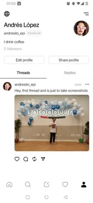 Threads android App screenshot 4